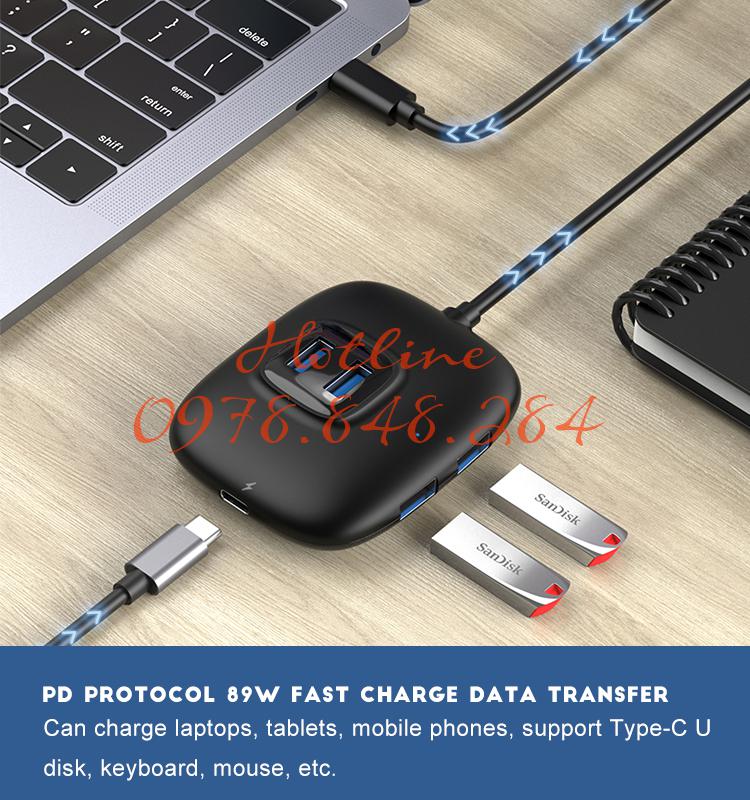 3 USB C HUB HW4C01
