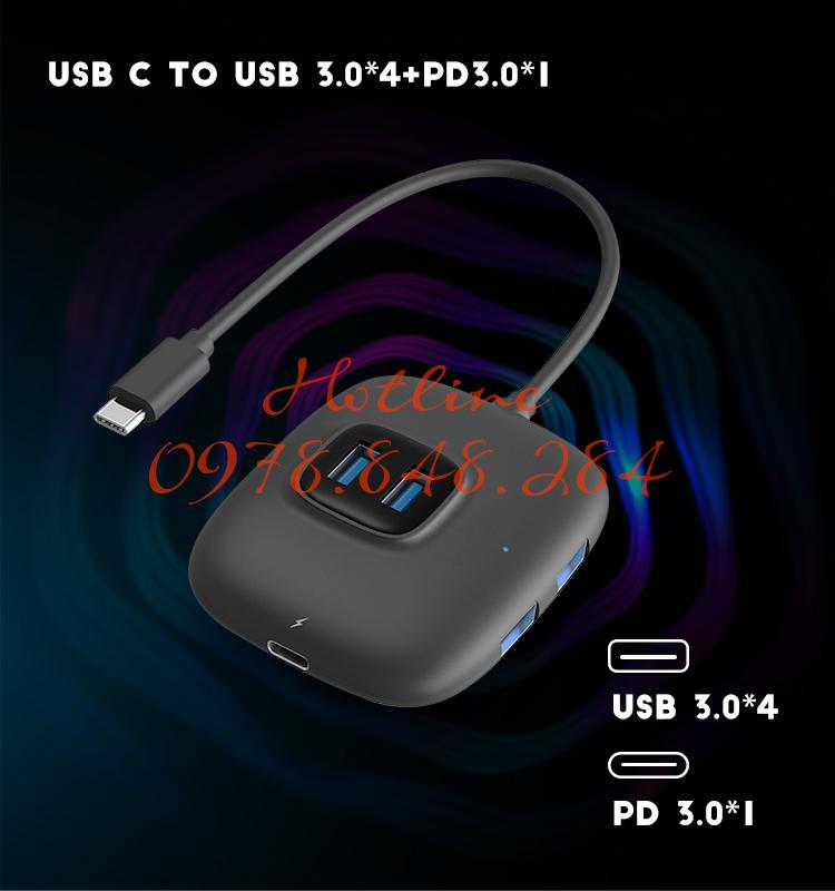 4-1 USB C HUB HW4C01