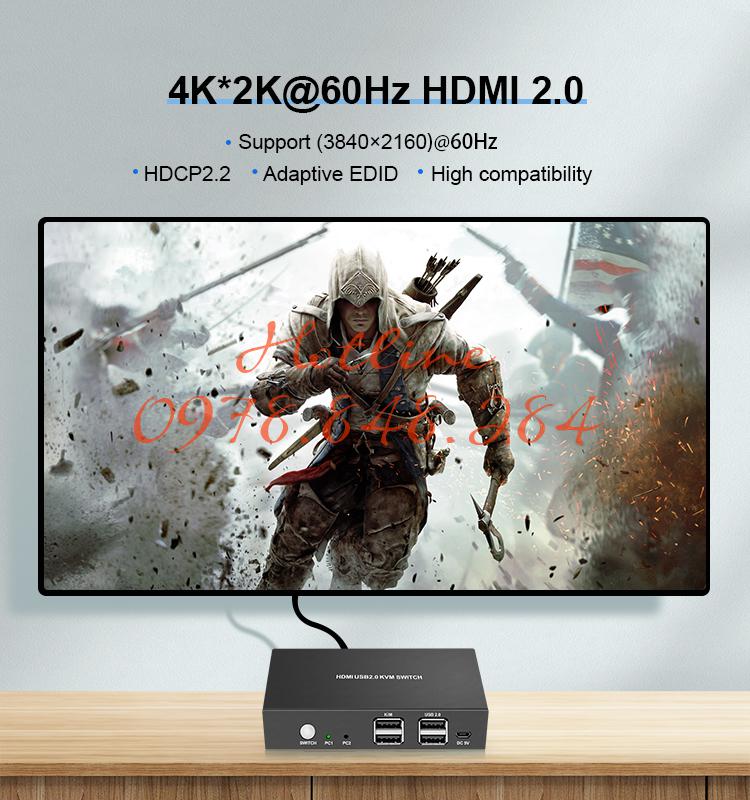 1 A S7220H KVM SWITCH